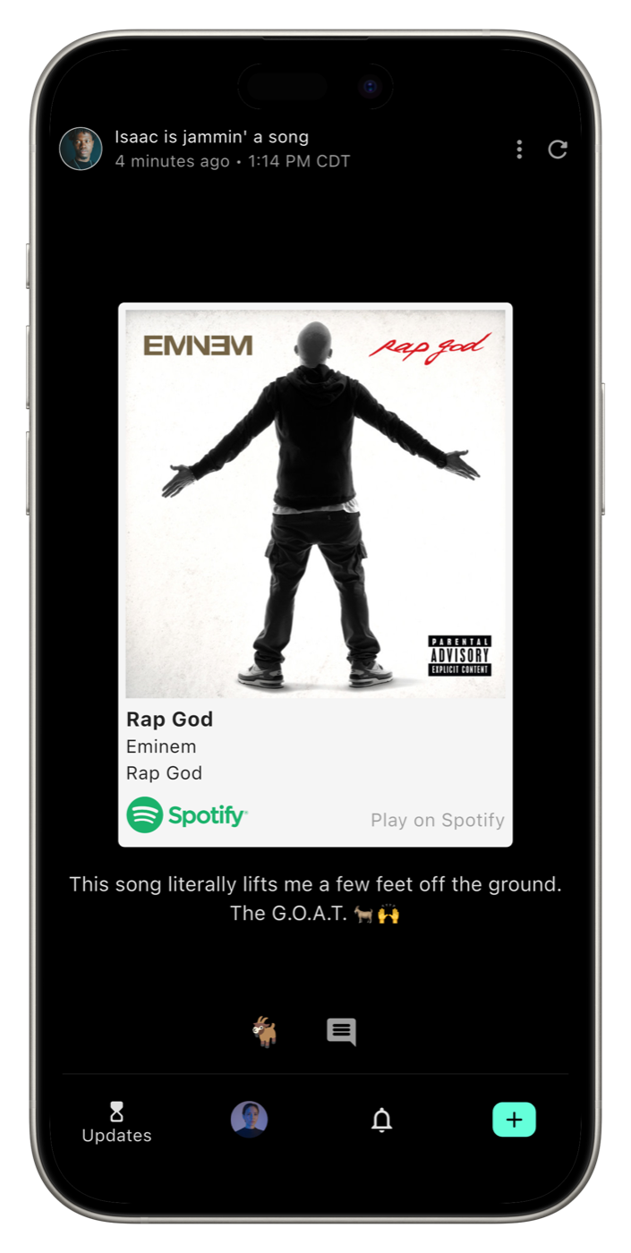 Song update